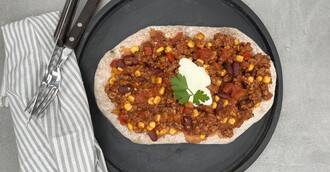 Pinsa Chili con Carne