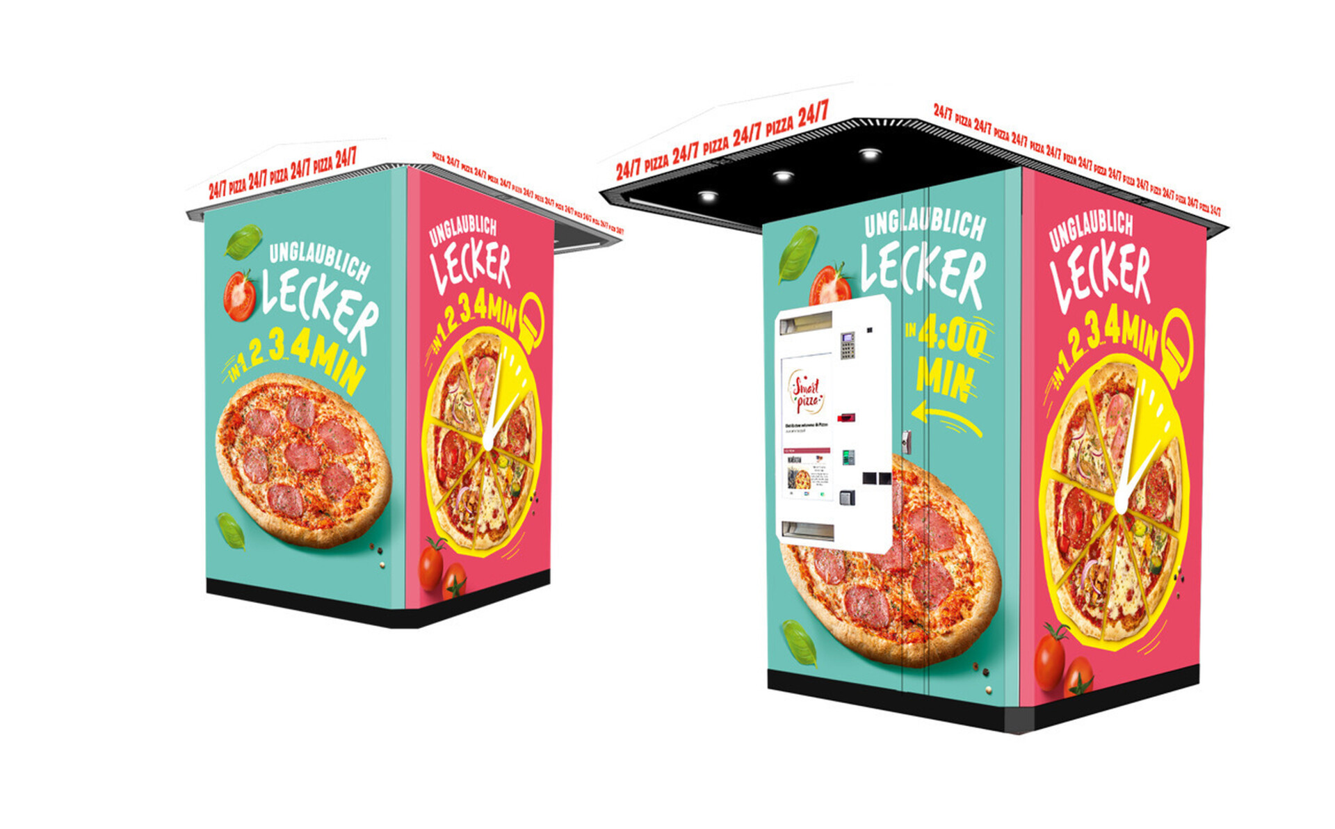 Pizza auf Knopfdruck