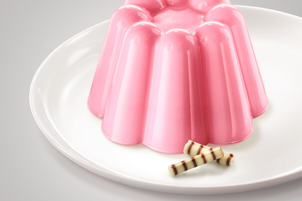 Klassischer Pudding Himbeer-Geschmack Klassischer Pudding Himbeer-Geschmack