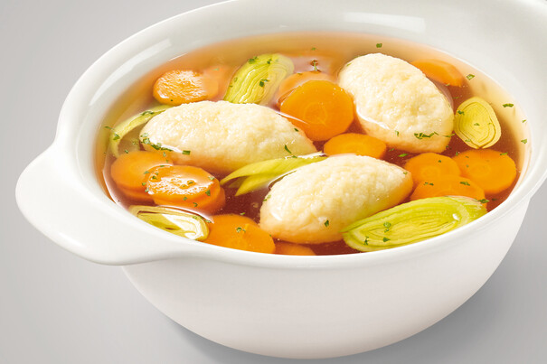 Grießklößchen, tiefgefroren Grießklößchen, tiefgefroren