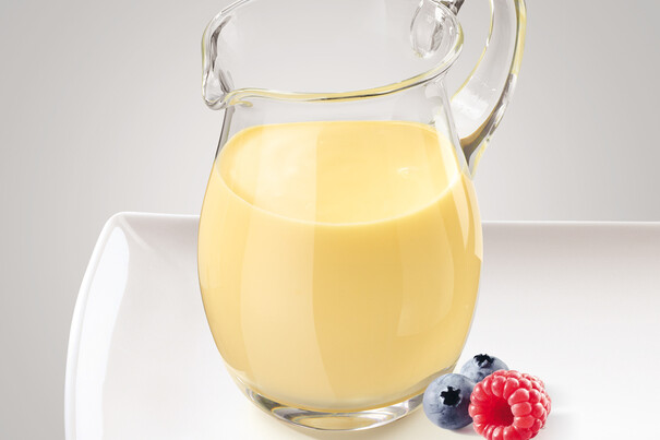 Dessertsoße Vanille-Geschmack ohne Kochen Dessertsoße Vanille-Geschmack ohne Kochen