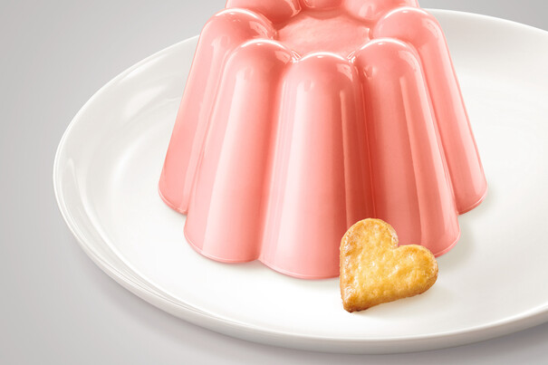 Klassischer Pudding Erdbeer-Geschmack Klassischer Pudding Erdbeer-Geschmack