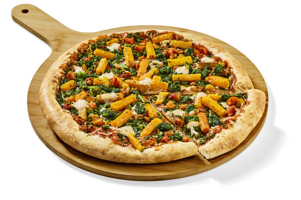 Pizza Perfettissima Kürbis Spinat Vegan Pizza Perfettissima Kürbis Spinat Vegan