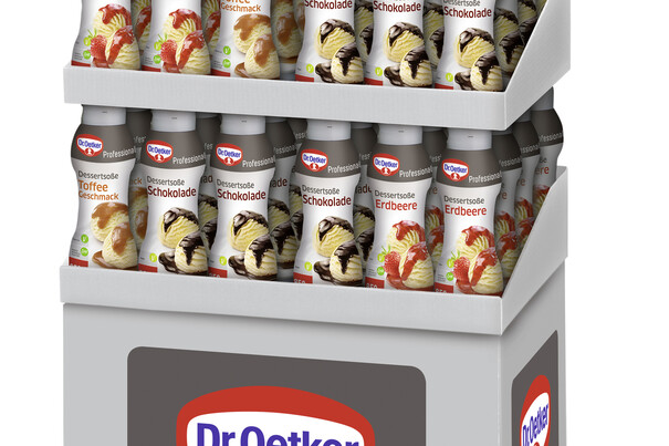 Display Dessertsoße gemischt