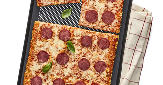 1/1GN 48x28cm Pizza Putensalami mit Rind