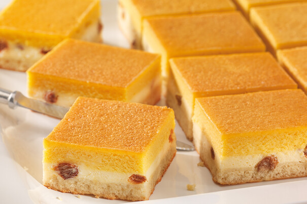 Eierschecke, geschnitten Eierschecke, geschnitten