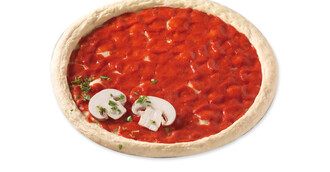 Rohteigpizzaboden mit Pulpe