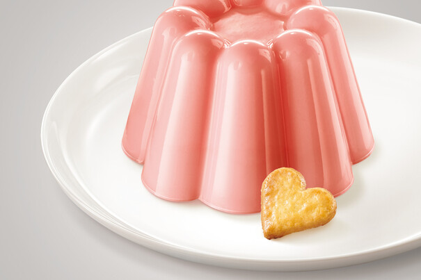 Klassischer Pudding Erdbeer-Geschmack Klassischer Pudding Erdbeer-Geschmack