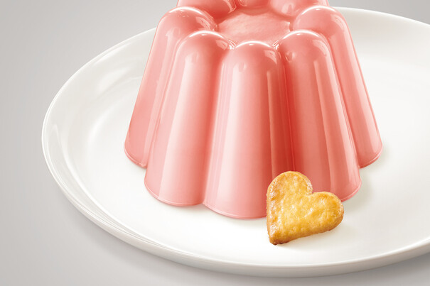 Klassischer Pudding Erdbeer-Geschmack Klassischer Pudding Erdbeer-Geschmack