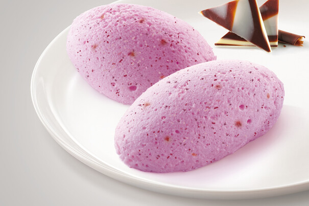 Mousse Heidelbeer-Geschmack