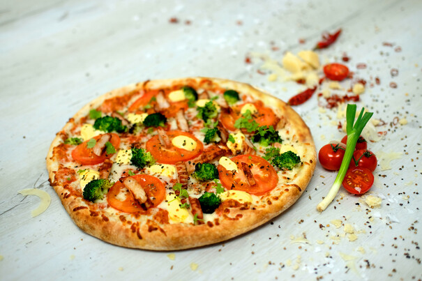 Pizza Pollo e Verdure