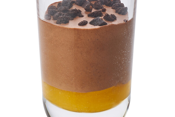 Mousse au Chocolat mit Mandarine