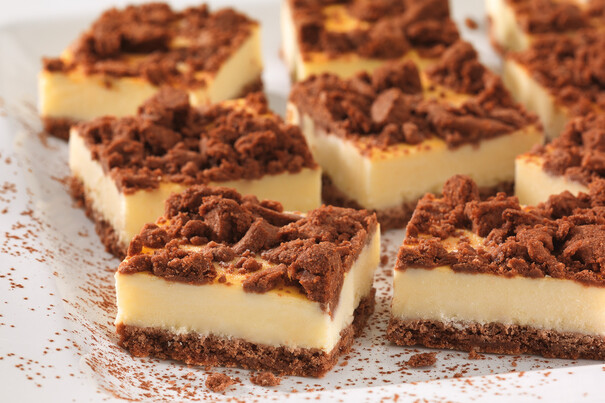 Russischer Zupfkuchen, geschnitten Russischer Zupfkuchen, geschnitten