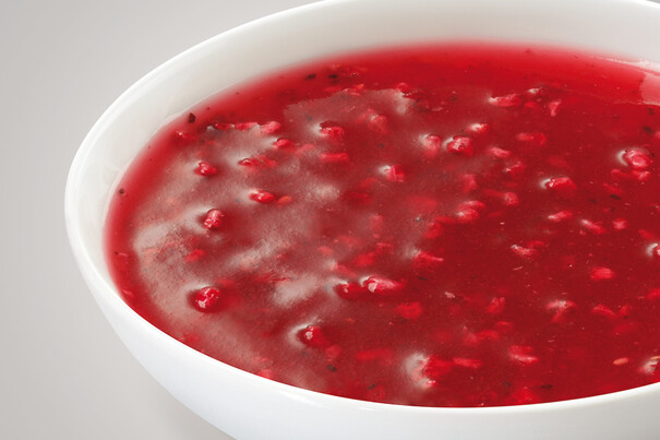 Fruchtkaltschale Himbeer-Johannisbeer Fruchtkaltschale Himbeer-Johannisbeer