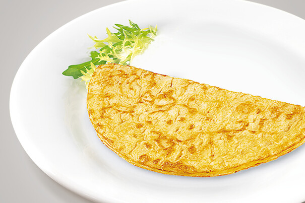 Eierpfannkuchen, ungefüllt, ungesüßt Eierpfannkuchen, ungefüllt, ungesüßt