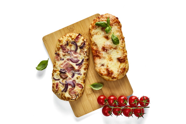 Pinsa Snack Pancetta e Cipolla