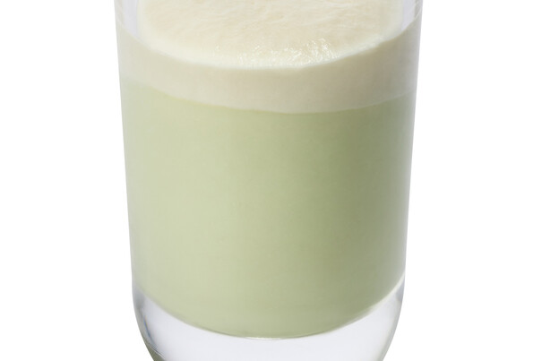 Limettencreme mit Sahne-Milch-Mousse Limettencreme mit Sahne-Milch-Mousse