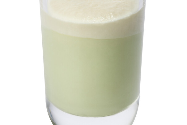 Limettencreme mit Sahne-Milch-Mousse Limettencreme mit Sahne-Milch-Mousse