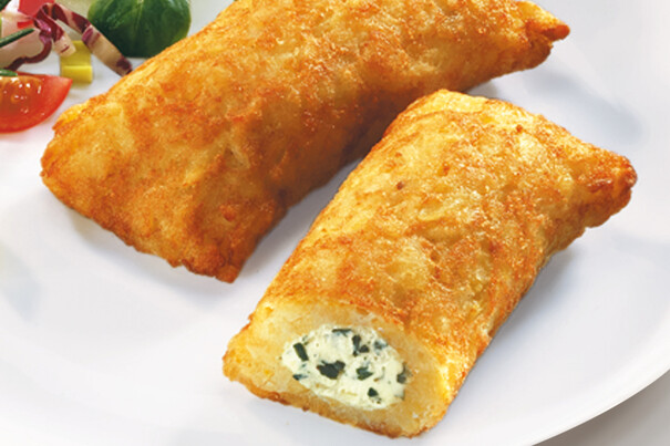 Kartoffeltaschen Frischkäse-Kräuter
