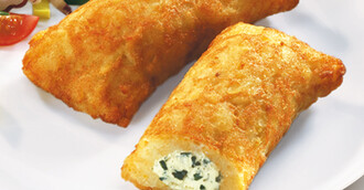 Kartoffeltaschen Frischkäse-Kräuter
