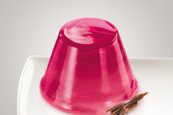 Vegane Götterspeise Kirsch-Geschmack