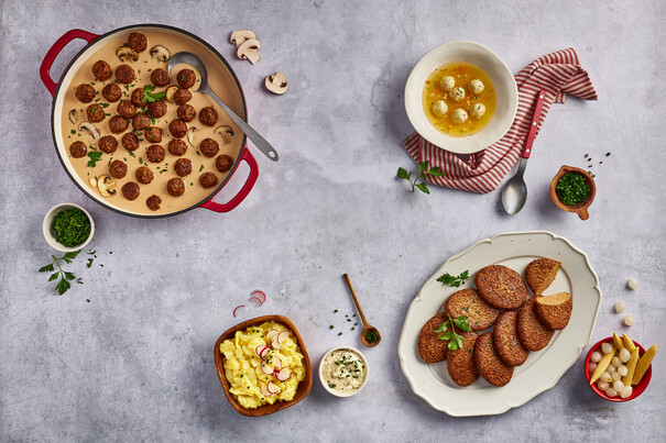 Vegane Hackbällchen Vegane Hackbällchen