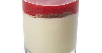 Bayerische Creme mit Erdbeere