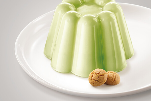 Klassischer Pudding Pistazien-Geschmack