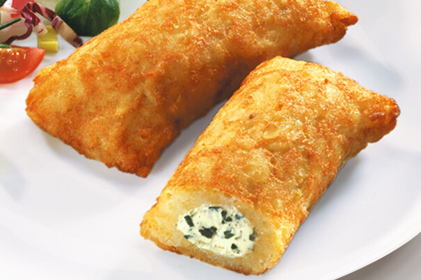 Kartoffeltaschen Frischkäse-Kräuter Kartoffeltaschen Frischkäse-Kräuter