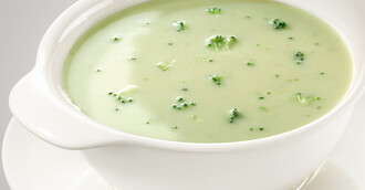 Brokkolicremesuppe, Royal