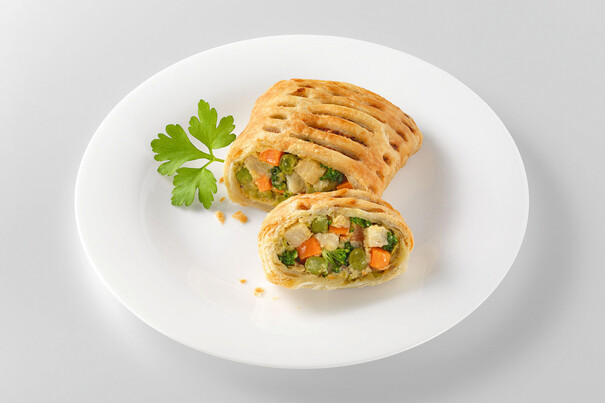Vegetarischer Gemüsestrudel