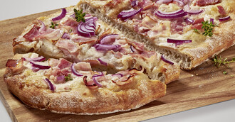 La PINSA! Pancetta e Cipolla