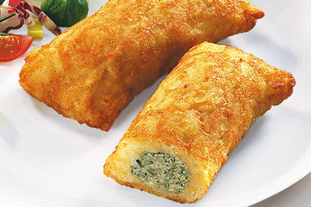 Kartoffeltaschen Brokkoli-Frischkäse Kartoffeltaschen Brokkoli-Frischkäse