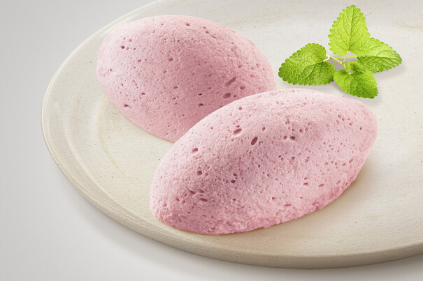 Vegane Mousse Himbeer-Geschmack Vegane Mousse Himbeer-Geschmack