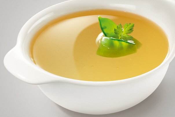 Gemüsesuppe, klar, Etoklar, ohne Einlage Gemüsesuppe, klar, Etoklar, ohne Einlage