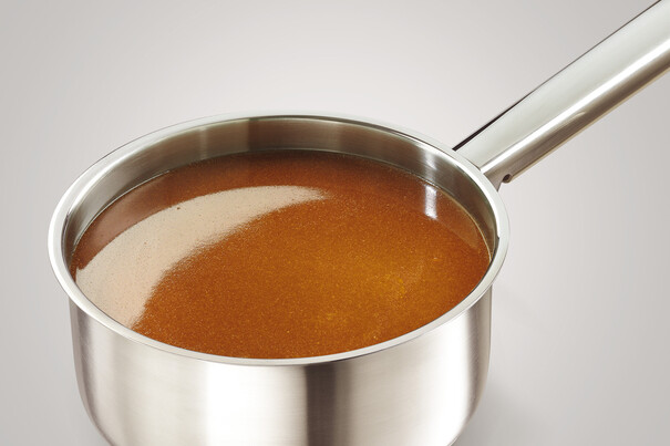 Demi-glace, Granulat