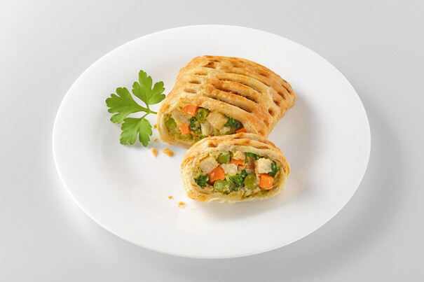 Vegetarischer Gemüsestrudel Vegetarischer Gemüsestrudel