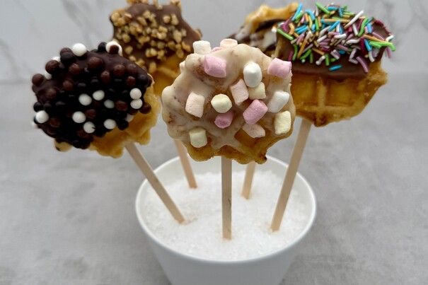 Mini-Waffel Pops