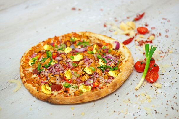 Pizza BBQ Pollo piccante