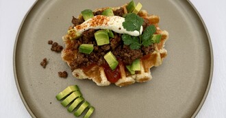 Viva México Game-Day Waffle