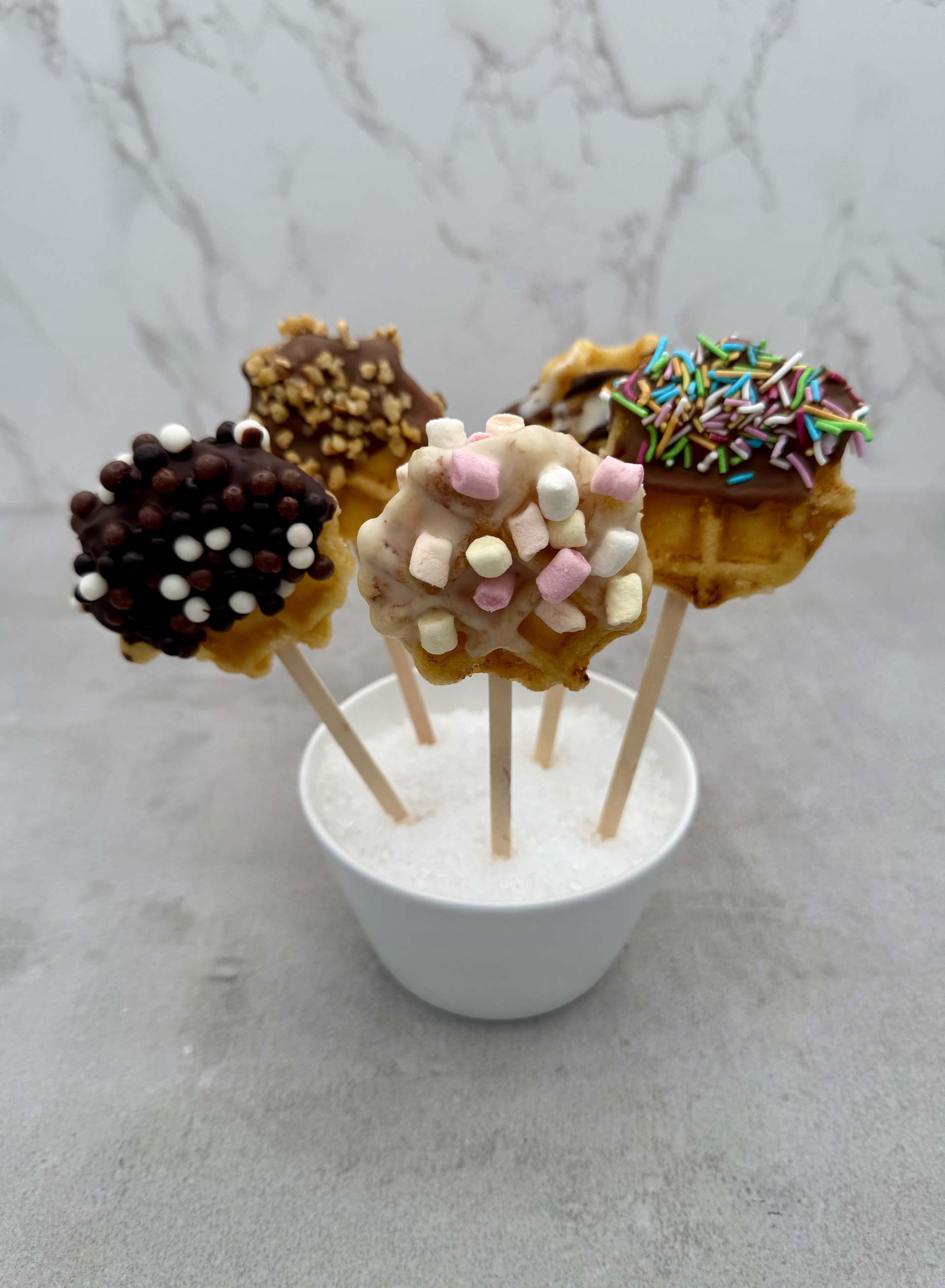 Mini-Waffel Pops